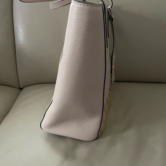 NEW***MICHAEL KORS Sinclair East West large studs leather large tote bag - PINK - Picture 9 of 14